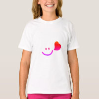 Schattig Smiley Gezicht met Hart – Minimalistische