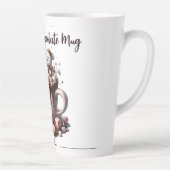 Schattig Sneeuwman Cacao Design Latte Mok (Rechts)