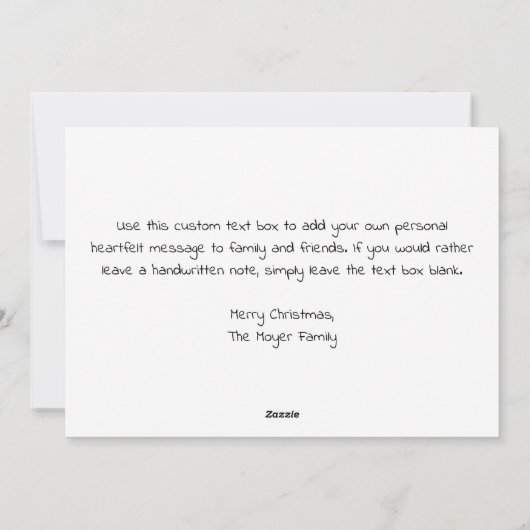 Schattig sneeuwmannenpaar met sjaals in de winter feestdagenkaart (Achterkant)