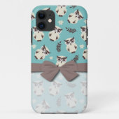 schattig sneeuwwit uilpatroon Case-Mate iPhone case (Achterkant)