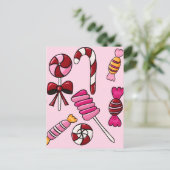 Schattig Snoep Briefkaart (Staand voorkant)