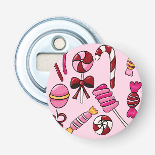 Schattig Snoep Button Flesopener