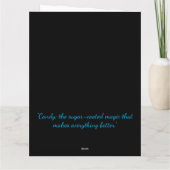 Schattig Snoep Monsters Kaart (Achterkant)