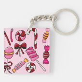Schattig Snoep Sleutelhanger (Achterkant)