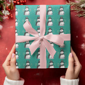 Schattig Snowman Cadeaupapier