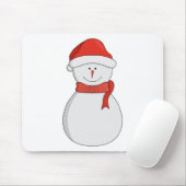 Schattig Snowman Muismat (Met muis)