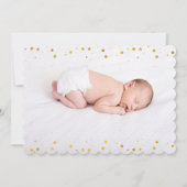 Schattig Some Bunny Meisje Foto 1e Verjaardag Kaart (Achterkant)