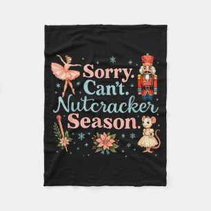 Schattig Sorry Kan Notenkraker Seizoen Kostuum, Ke Fleece Deken