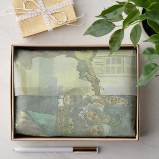 Schattig Spaans Motief decoupage en cadeauverpakki Tissuepapier (Geschenk)