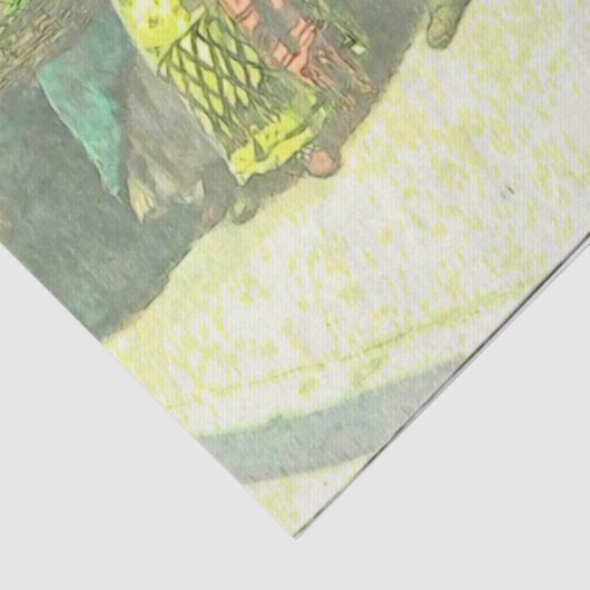 Schattig Spaans Motief decoupage en cadeauverpakki Tissuepapier (Detail)