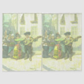 Schattig Spaans Motief decoupage en cadeauverpakki Tissuepapier (Voorkant)