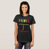 Schattig Sped Para Shirt Eerste dag van school Ter (Voorkant volledig)