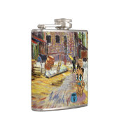 Schattig speelse schattige keuken in de stad heupfles (Rechts)