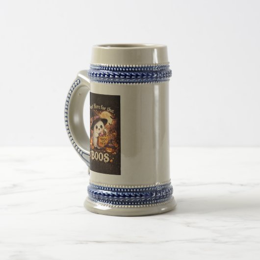 Schattig spook bierpul (Voorkant links)