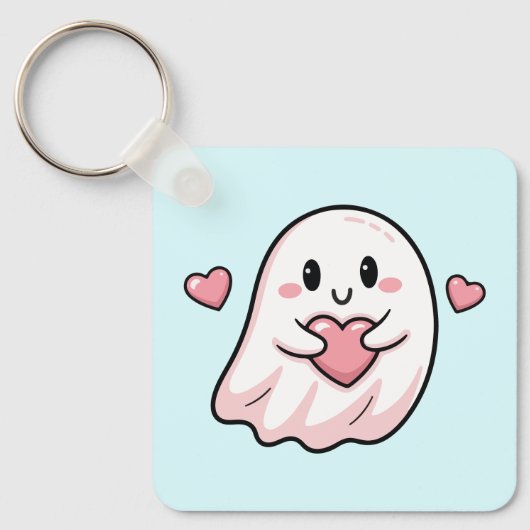 Schattig spook boe sleutelhanger (Voorkant)