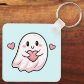 Schattig spook boe sleutelhanger (Achterkant)