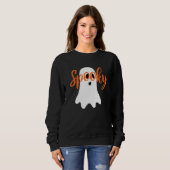 Schattig spook dat Boe zegt Spook Spel Halloween Trui (Voorkant volledig)