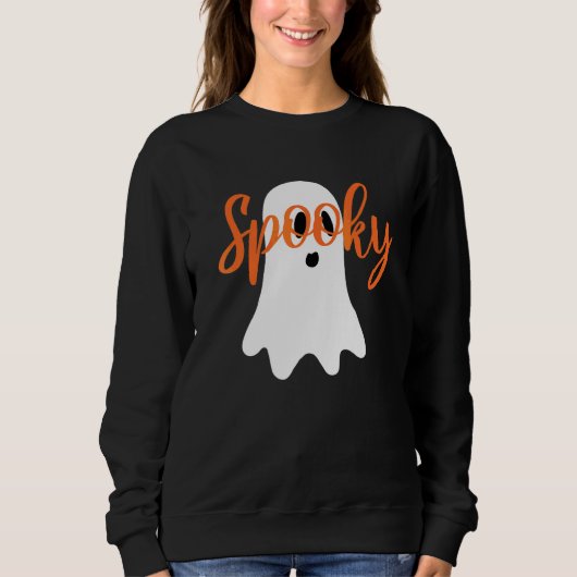Schattig spook dat Boe zegt Spook Spel Halloween Trui (Voorkant)