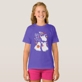 Schattig spook grappig Halloween ontwerp T-shirt (Voorkant volledig)