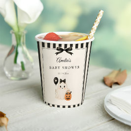 Schattig spook Halloween babyshower Papieren Bekers