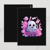 schattig spook Halloween boe pakket  Briefkaart (Voorkant / Achterkant)