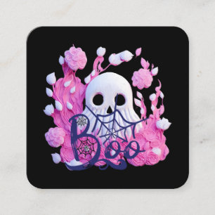 schattig spook Halloween boo pack Vierkante Visitekaartje