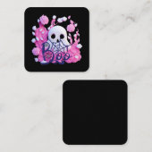 schattig spook Halloween boo pack Vierkante Visitekaartje (Voorkant / Achterkant)