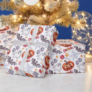 Schattig spook Halloween Cadeaupapier