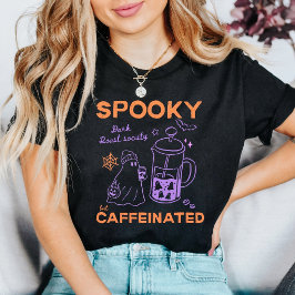 Schattig spook Halloween Dark Roast Society T-shirt