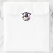 🎃 Schattig spook Halloween gezegde 👻 Ronde Sticker (Tas)