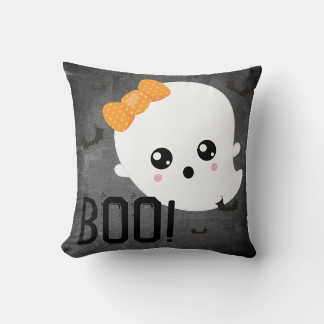 Schattig spook Halloween Kussen (Voorkant)