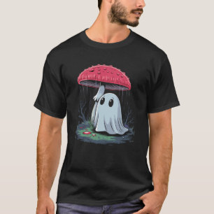 Schattig spook Halloween paddestoel regen Cottagec T-shirt
