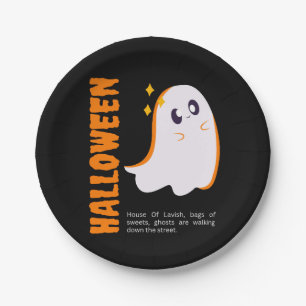 Schattig spook Halloween papieren bord Kawaii