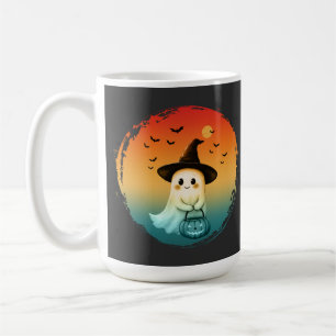 schattig spook Halloween pompoen herfst najaar sei Koffiemok