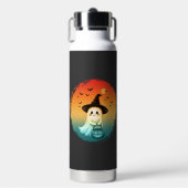 schattig spook Halloween pompoen herfst najaar sei Waterfles (Voorkant)
