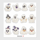 schattig spook Halloween sticker