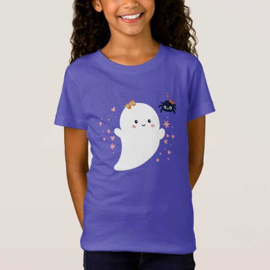 Schattig spook Halloween T-shirt (Voorkant)