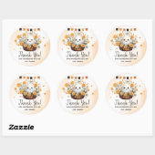 Schattig spook Halloween verjaardag Ronde Sticker (Vel)