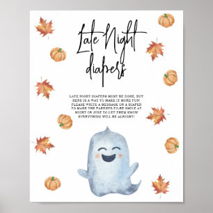 Schattig spook - Late Night luiers Poster