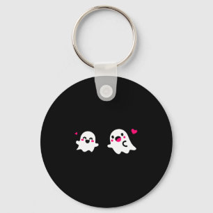 Schattig spook liefde sleutelhanger