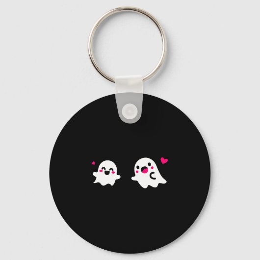 Schattig spook liefde sleutelhanger (Voorkant)