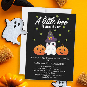 Schattig spook Little Boo bijna jarig baby shower Kaart