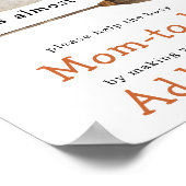 Schattig spook - Mam te worden geadresseerd Poster (Hoek)