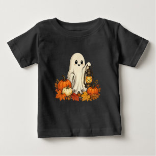 Schattig spook met pompoenen Halloween-ontwerp