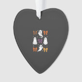 Schattig spook met strikken Halloween ontwerp_1 Ornament (voorkant)