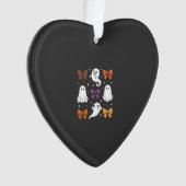 Schattig spook met strikken Halloween ontwerp_1 Ornament (voorkant)