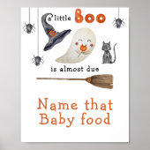 Schattig spook - Noem dat baby voedsel Poster (Voorkant)