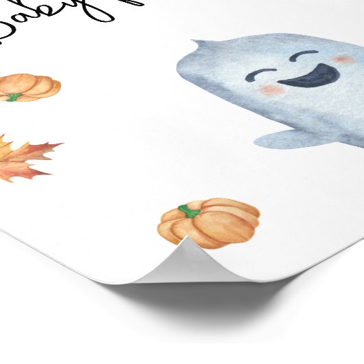 Schattig spook - Noem dat baby voedsel Poster (Hoek)