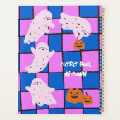 Schattig spook & pompoen Halloween Planner (Achterkant)