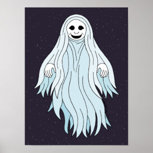 Schattig spook poster